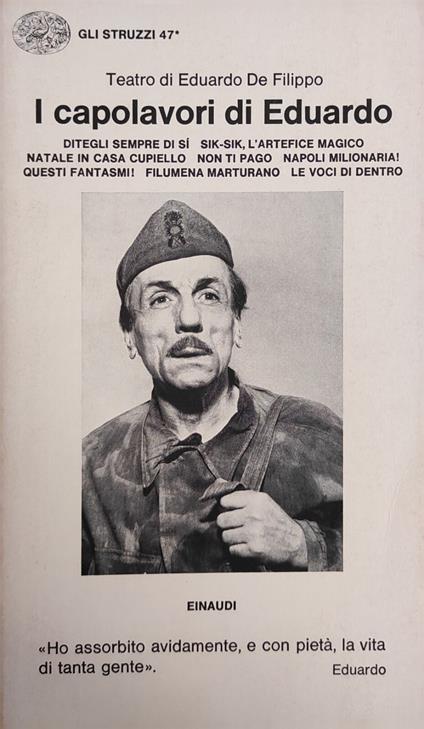 I Capolavori Di Eduardo - copertina