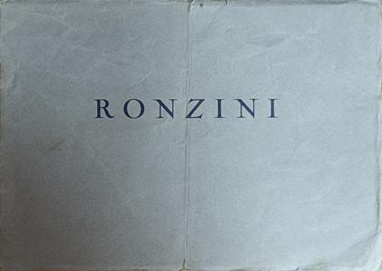 Ronzini - copertina