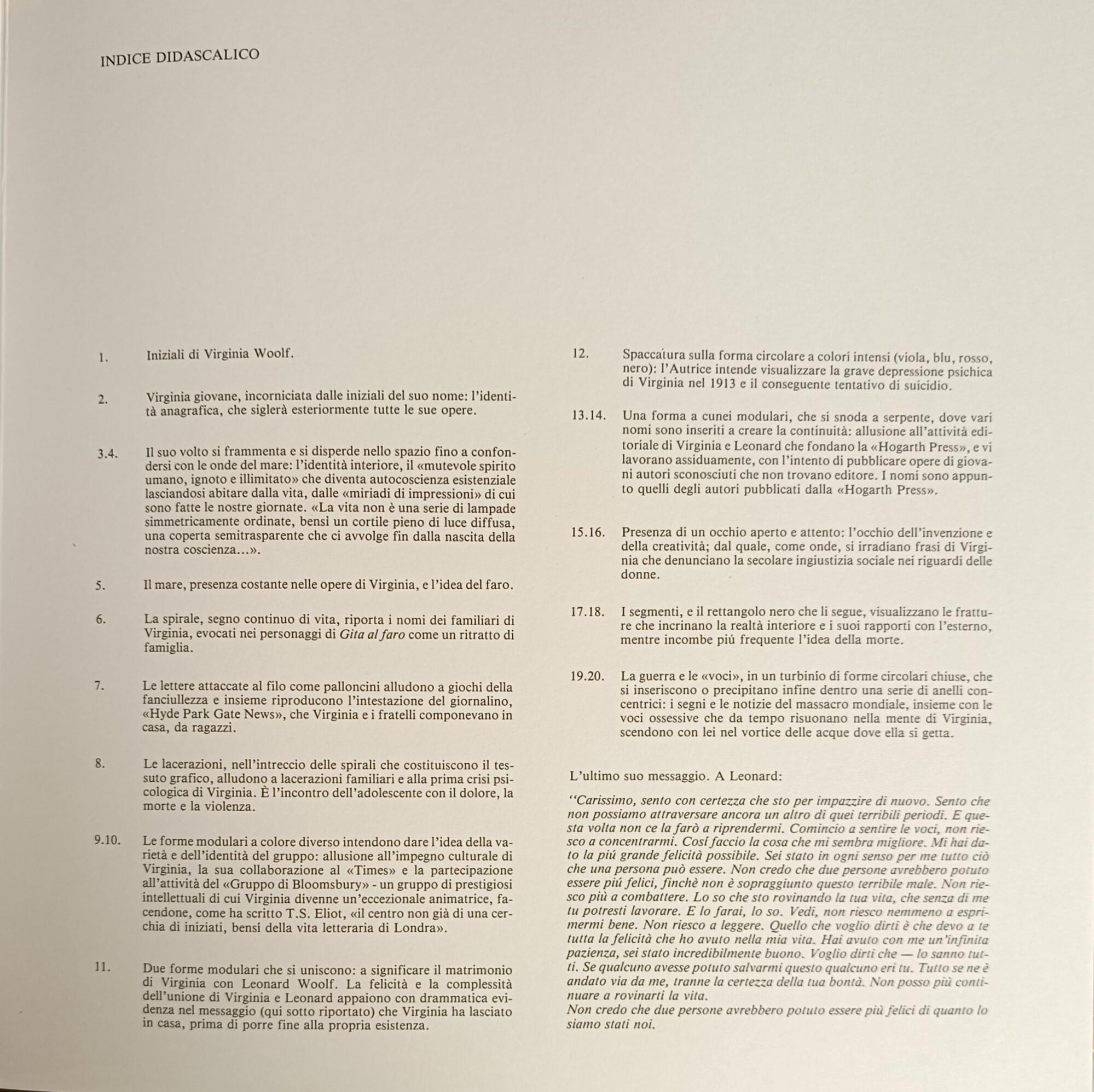 Virginia Woolf. Itinerario (Bio)Grafico