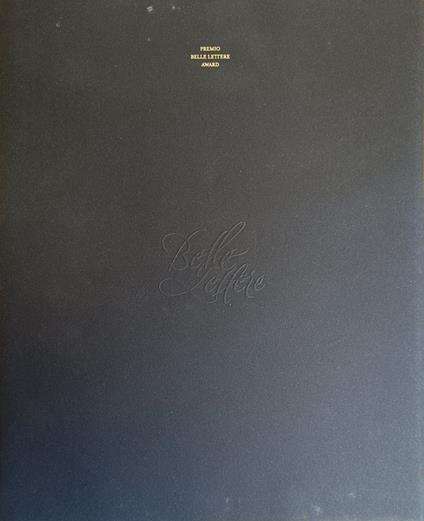 Premio Belle Lettere - Carlo Buffa - copertina