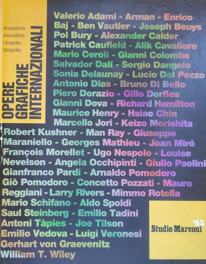 Opere Grafiche Internazionali. Acquaforte Acquatinta Litografia Serigrafia - copertina