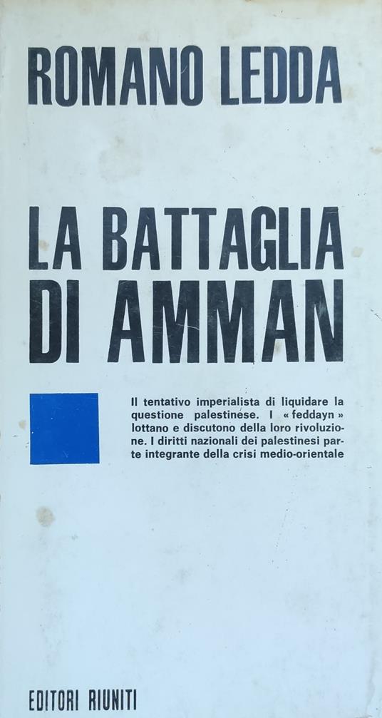 La Battaglia Di Amman - Romano Ledda - copertina