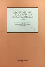 Archivio Privato Della Famiglia Querini Stampalia. Inventario