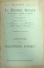 La Riforma Sociale. Appunti Di Parassitologia Economica