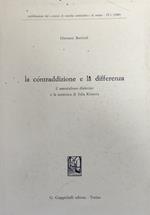 Contraddizione E La Differenza. Il Materialismo Dialettico E La Semiotica Di Julia Kristeva