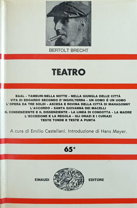 Teatro - Bertolt Brecht - copertina