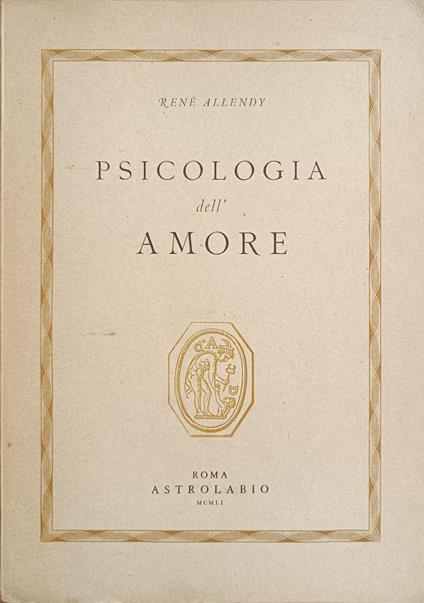 Psicologia Dell'Amore - copertina