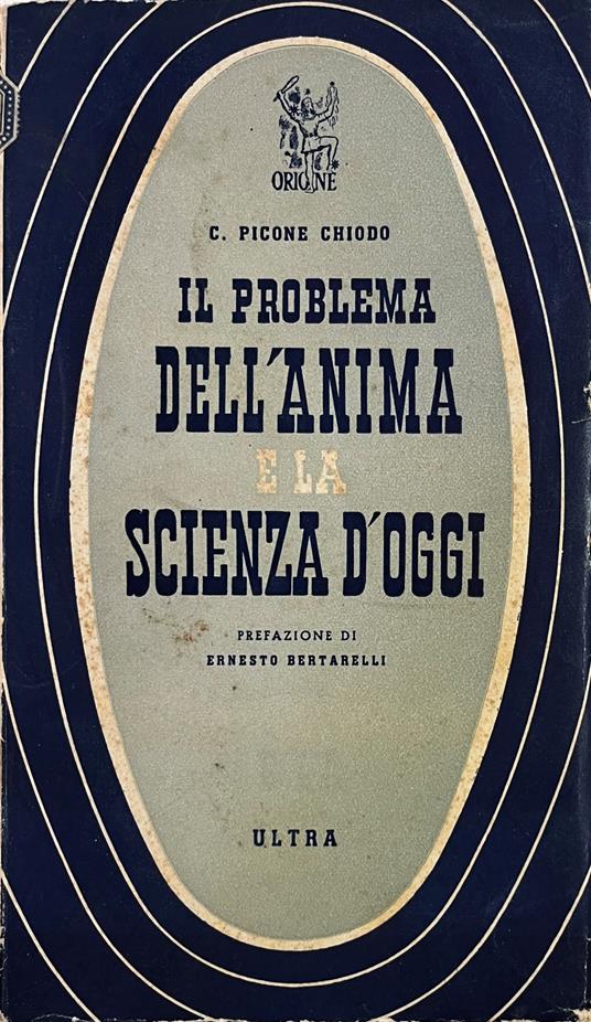 Il Problema Dell' Anima E La Scienza D'Oggi - copertina
