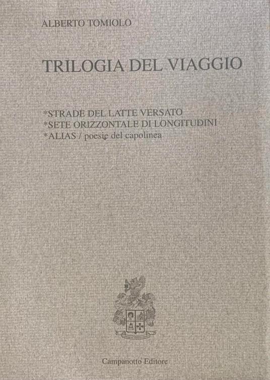 Trilogia Del Viaggio - copertina