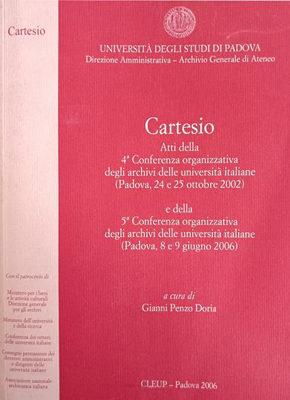 Cartesio - copertina