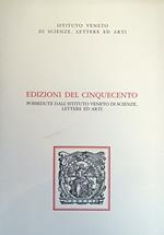 Edizioni Del Cinquecento. Possedute Dall'Istituto Veneto Di Scienze, Lettere Ed Arti