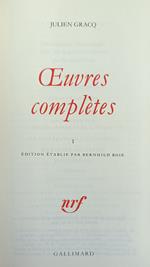 Oeuvres Completes. I