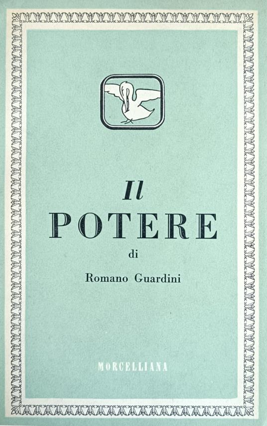 Il Potere - Romano Guardini - copertina