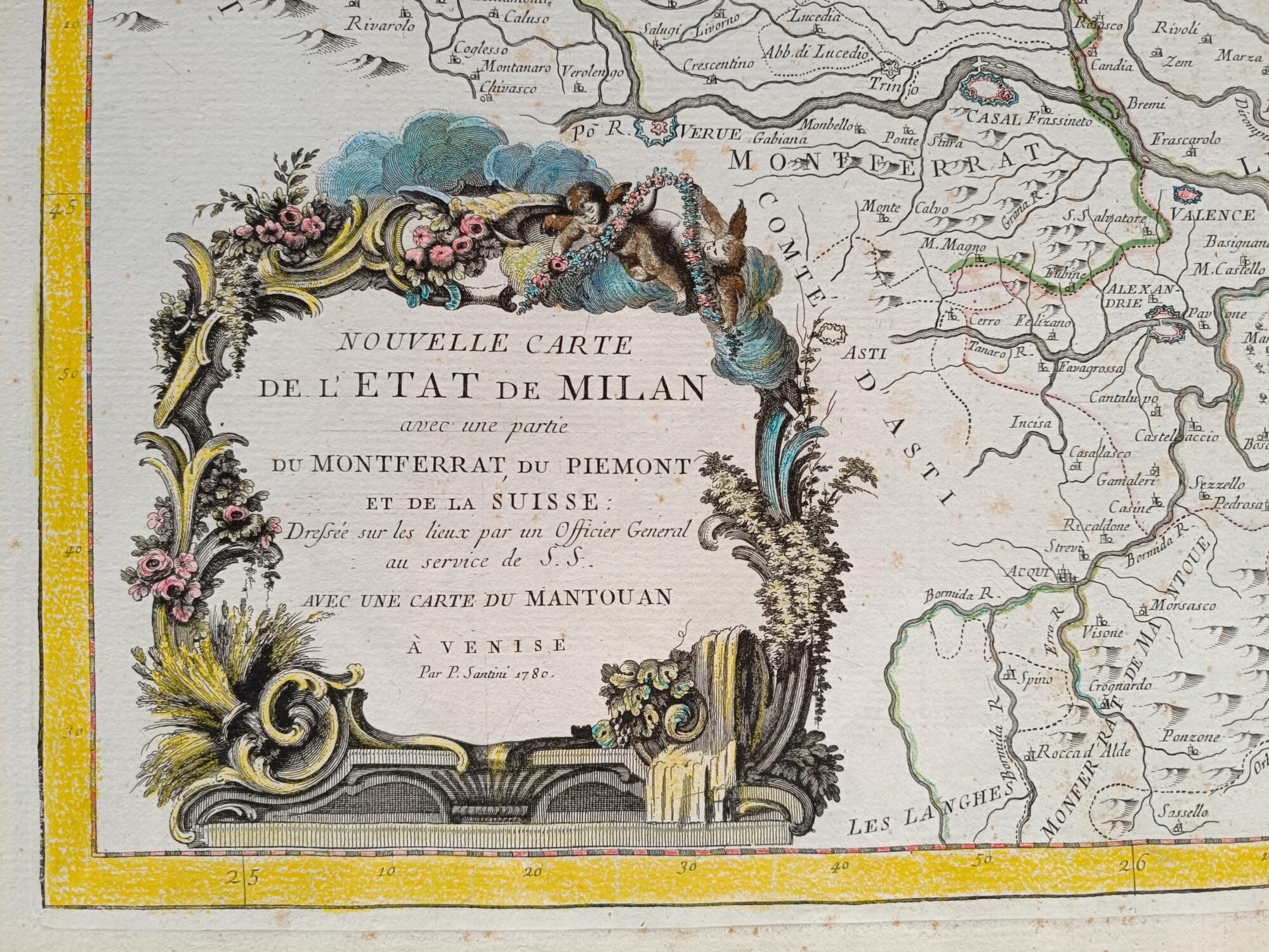 Nouvelle Carte De L'Etat De Milan