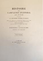 Histoire Des Campagnes D' Annibal En Italie Pendant La Deuxieme Guerre Punique