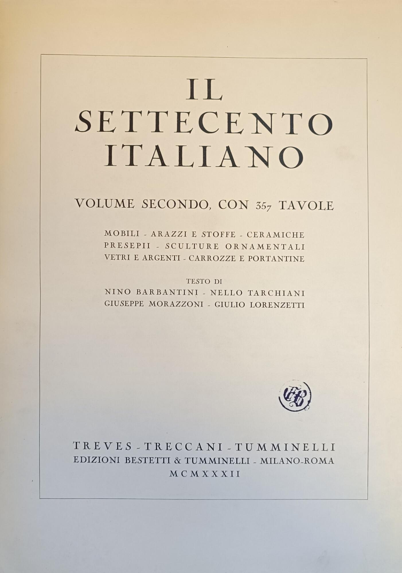 Il Settecento Italiano