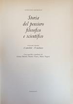 Storia Del Pensiero Filosofico E Scientifico