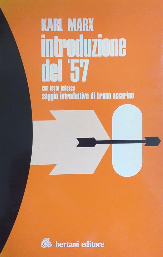 Introduzione Del '57 - Karl Marx - copertina