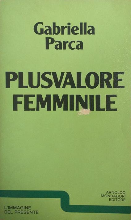 Plusvalore Femminile - Gabriella Parca - copertina