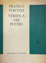 Verifica Dei Poteri. Scritti Di Critica E Di Istruzioni Letterarie