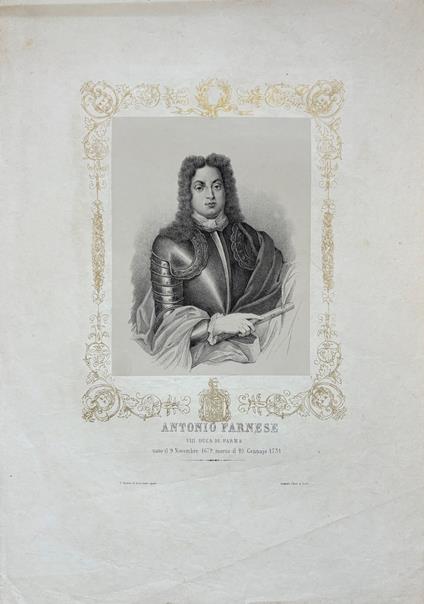 Antonio Farnese - copertina