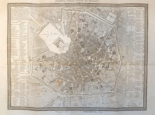 Pianta Della Città Di Milano - copertina