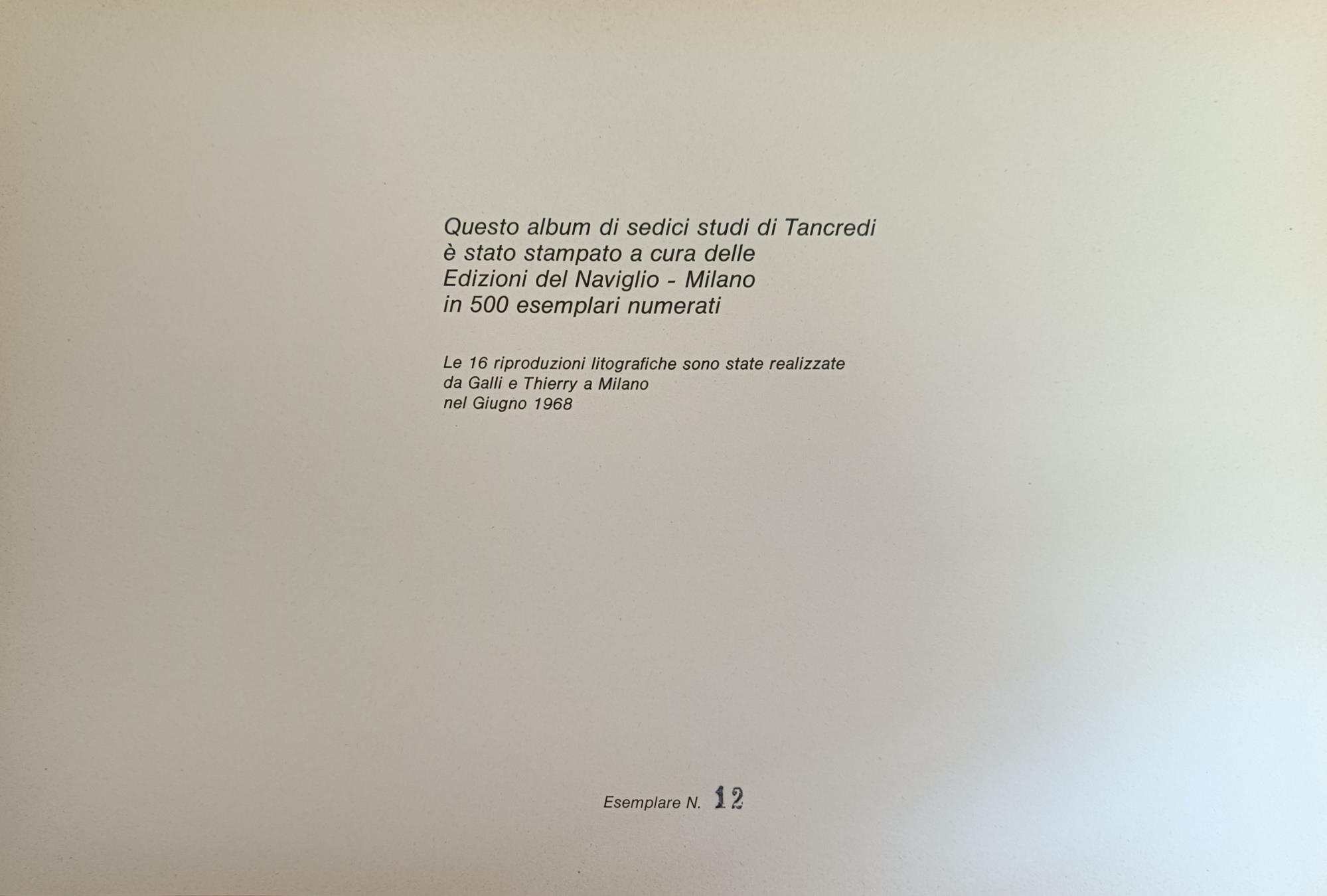 Tancredi. "Sedici Studi"