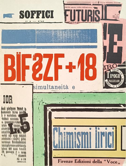 Bïf§Zf+18 Simultaneità E Chimismi Lirici - Ardengo Soffici - copertina