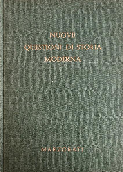 Nuove Questioni Di Storia Moderna - copertina