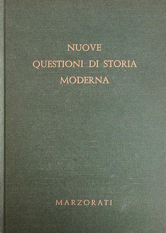 Nuove Questioni Di Storia Moderna - copertina