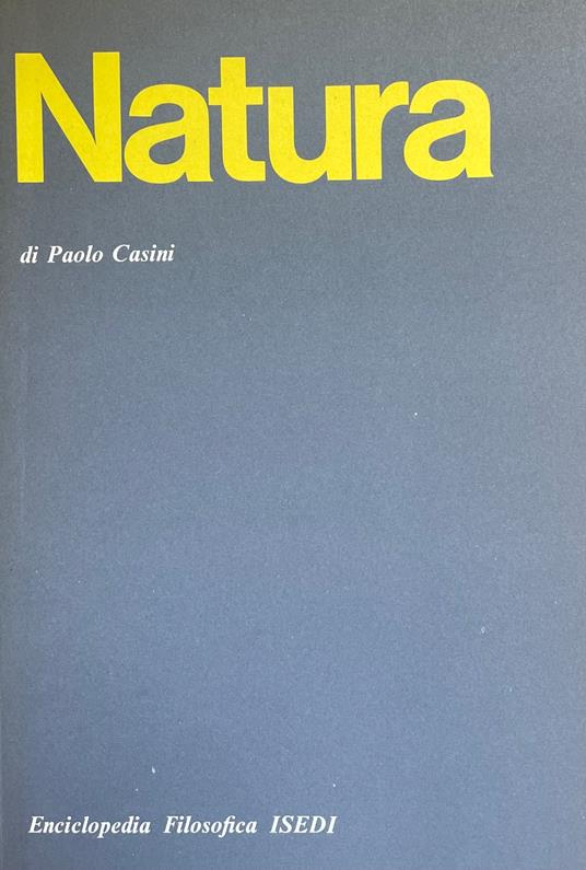 La Natura - Paolo Casini - copertina