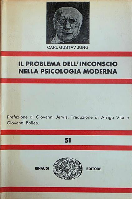 Il Problema Dell' Inconscio Nella Psicologia Moderna - Carl Gustav Jung - copertina