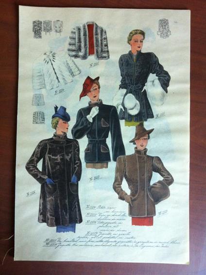 Figurino originale anni '30 Paris - E11983 - copertina