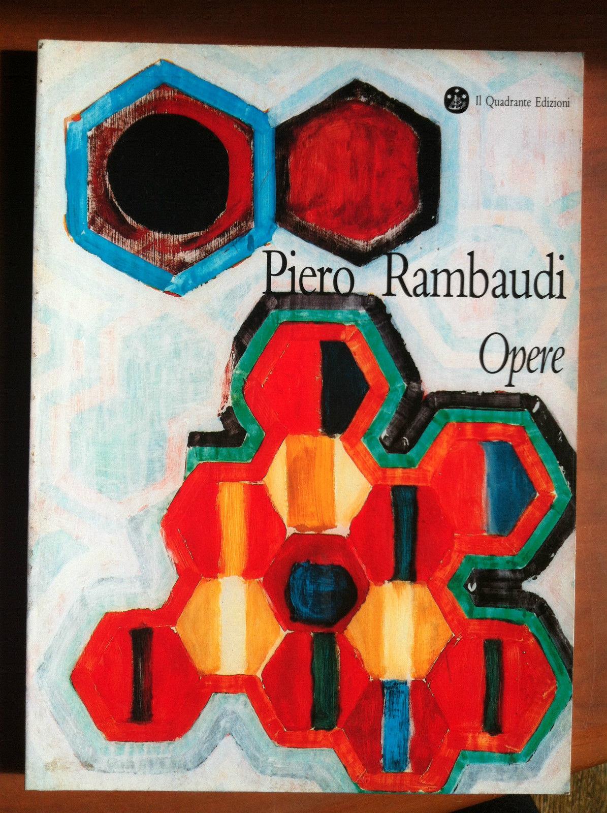 Catalogo della mostra di Piero Rambaudi Circolo degli Artisti Torino 1988