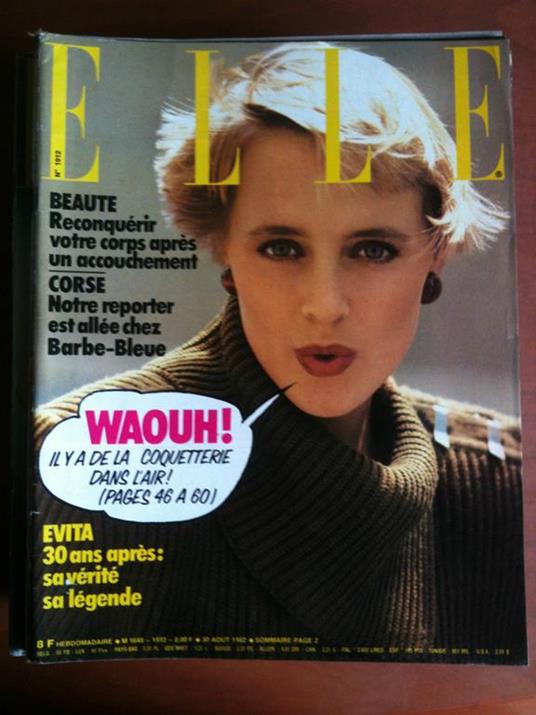Elle N° 1912 Aout 1982 - copertina