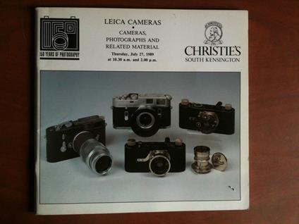 Auction catalogue Christie's Leica Cameras - London 1989 - copertina