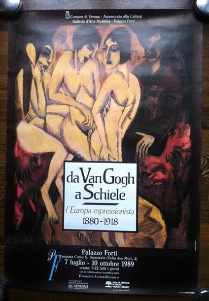 Poster della mostra Da VanGogh a Schiele Pal Forti Verona 1989 - P2 - copertina