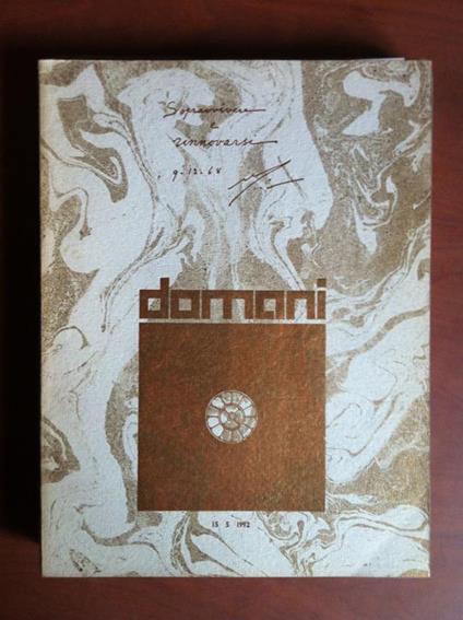 Domani N° 101 Maggio 1992 Sri Aurobindo Ashram India - E13579 - copertina