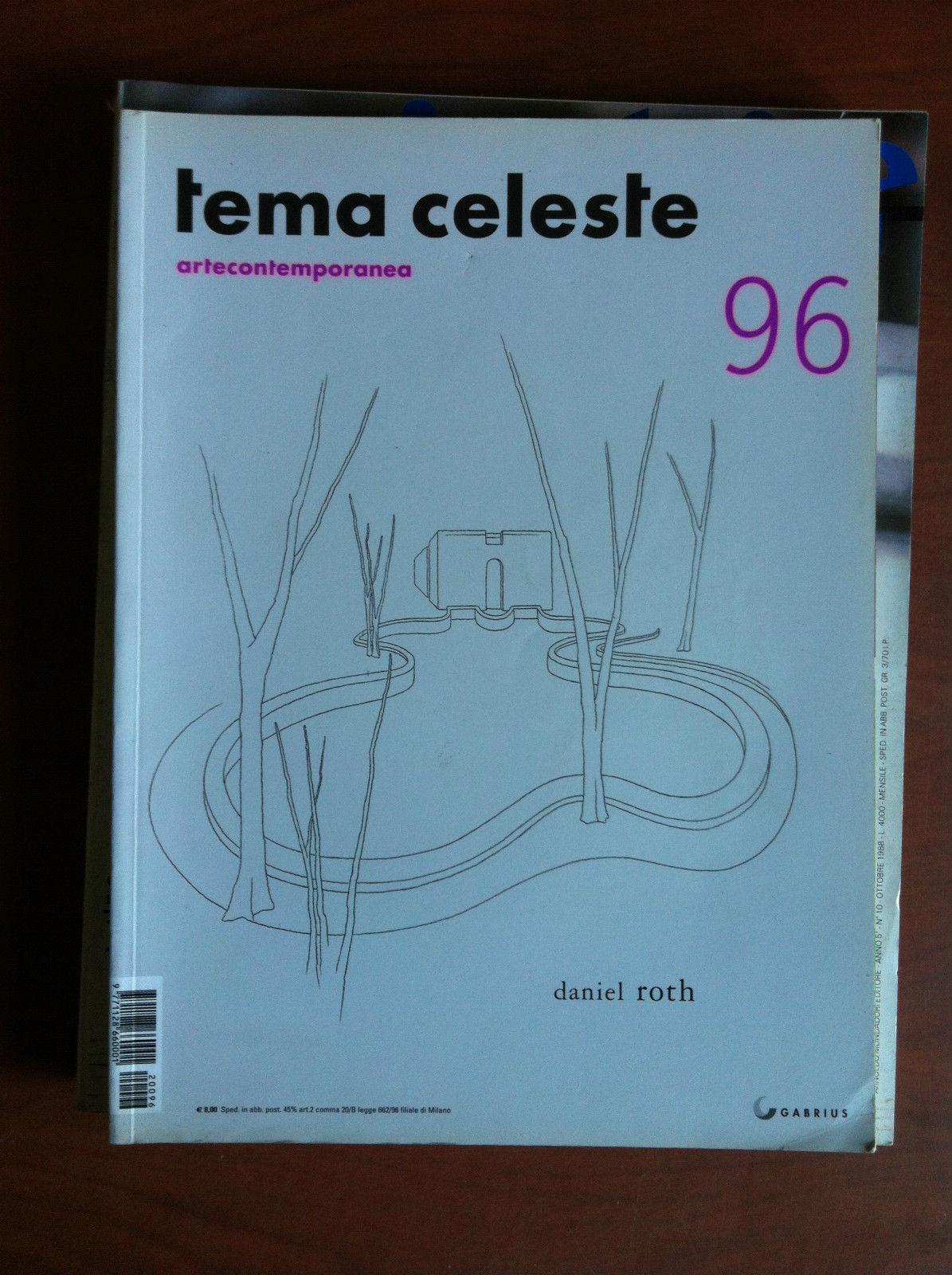 tema celeste n°96 artecontemporanea Mar/Apr 2003 Cover: Daniel Roth E10152