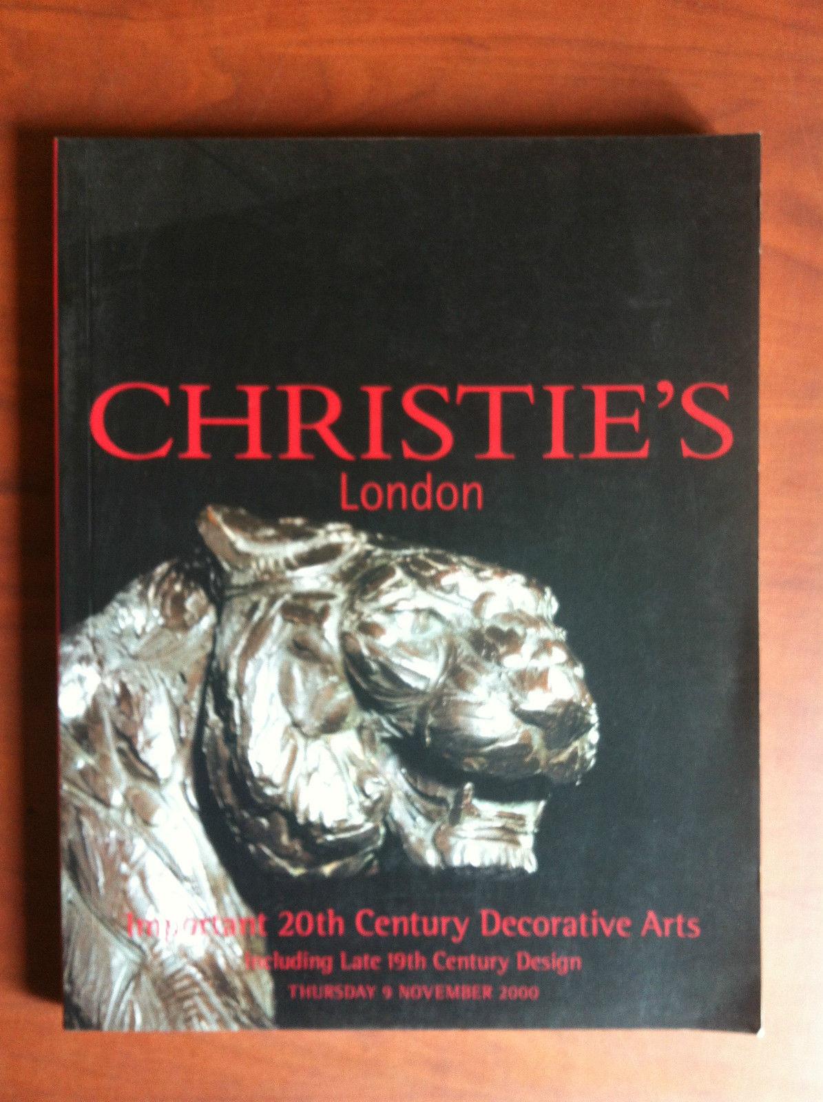 Auction Christie's Important 20th Century Decorative Arts London 2000 E17589