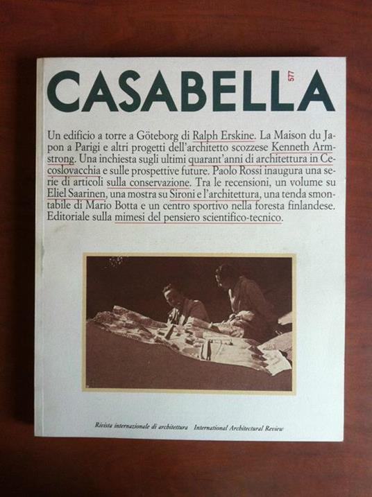 Casabella n° 577 Marzo 1991 E18902 - copertina