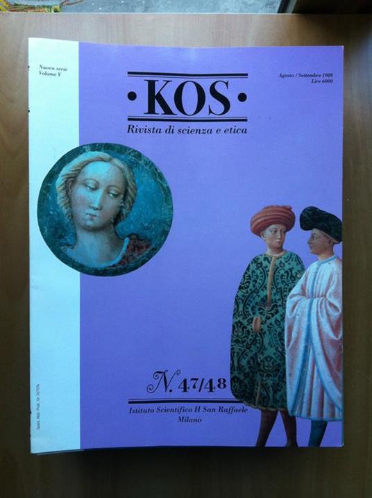 Kos Istituto Scientifico H San Raffaele Milano Agosto/Settembre 1989 E16970 - copertina