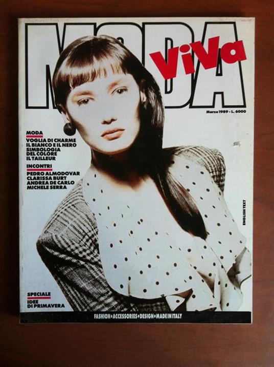 Moda Viva Anno IV n° 25 Marzo 1989 E10345 - copertina