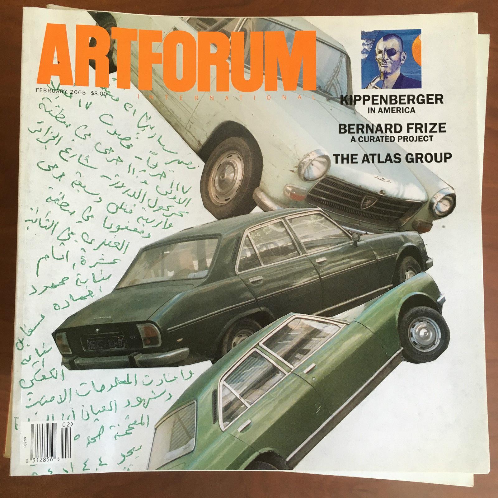 Artforum n° 6 February 2003 Cover Atlas Group E21646