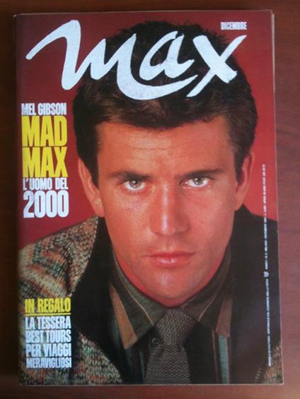 Max Dicembre 1985 Cover: Mel Gibson Kg 0,625 - copertina