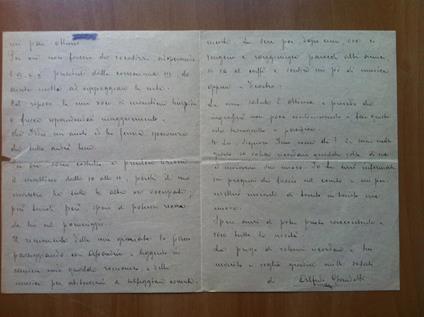Documento originale 1908 del Baritono Alfredo Gandolfi alla Prof. Fino - E15032 - copertina