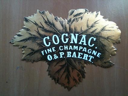 Etichetta liquore Cognac inizio '900 - copertina