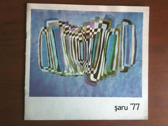 Catalogo della mostra di Gheorghe Saru Pictura Galeria de Arta Bucaresti 1977 - copertina