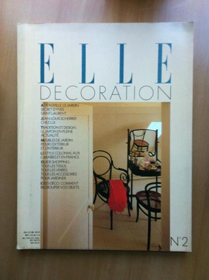 Elle Decoration N° 2 Mars 1988 E16713 - copertina