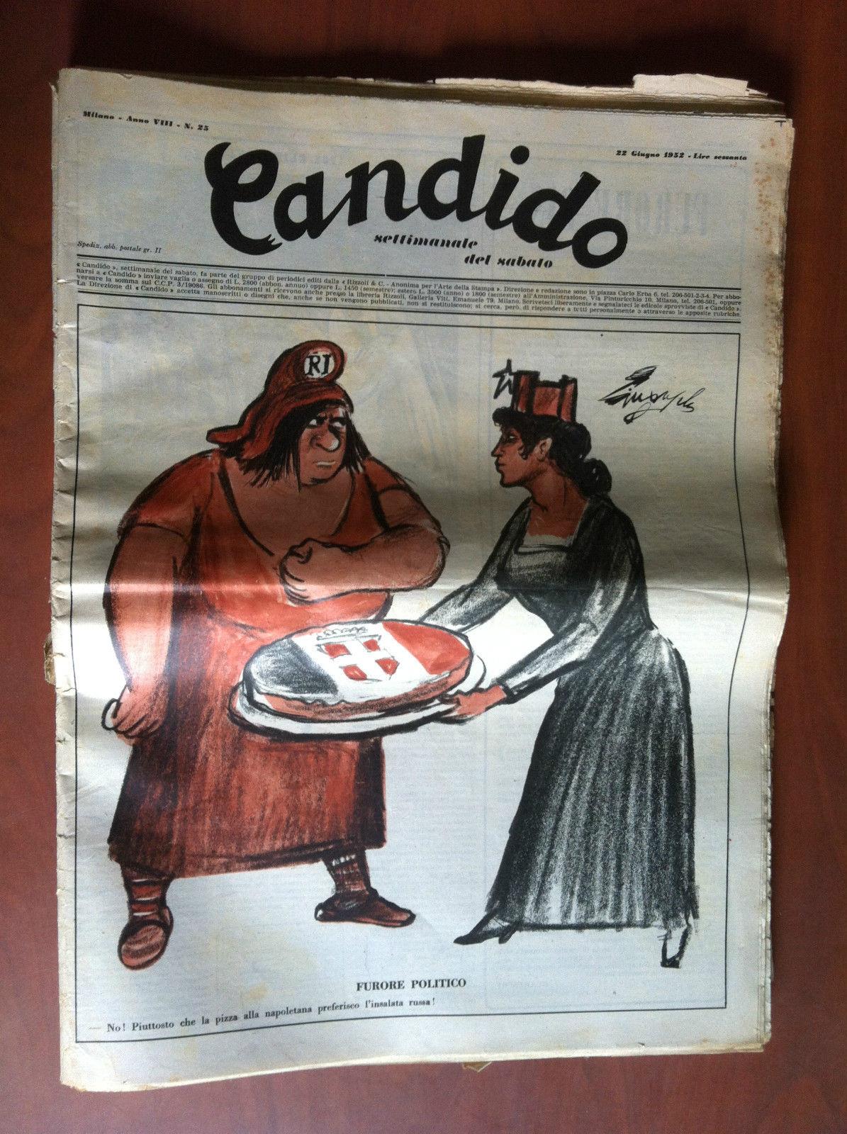Candido Anno VIII n° 25 - 22 Giugno 1952 - E19003